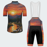 Men's Arkansas State Sunset Regular Fit Cycling Kit