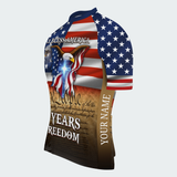 Men’s God Bless America 250 Years of Freedom Cycling Jersey & Kit