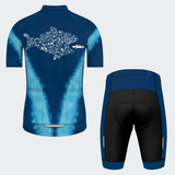 Men's Tie Dye Bicycle Fish Eats The Car Regular Fit Cycling Kit