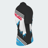 Men's Chicago Skyline Silhouette Regular Fit Cycling Kit