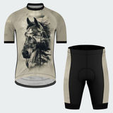 Men's Horse Wildlife Regular Fit Cycling Kit