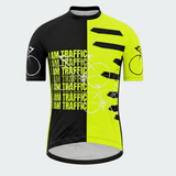 Men’s I Am Traffic Respect The Cyclists Regular Fit Cycling Jersey
