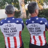 Men's Personalized Full Lane Traffic Sign Cycling Jersey & Kit