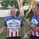 Men's Personalized Full Lane Traffic Sign Cycling Jersey & Kit