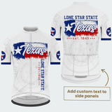 Men’s Personalized Texas Lone Star State Regular Fit Cycling Jersey & Kit
