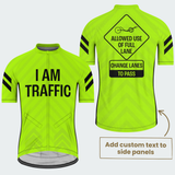 Men's Personalized I Am Traffic Recumbent Cycling Jersey & Kit