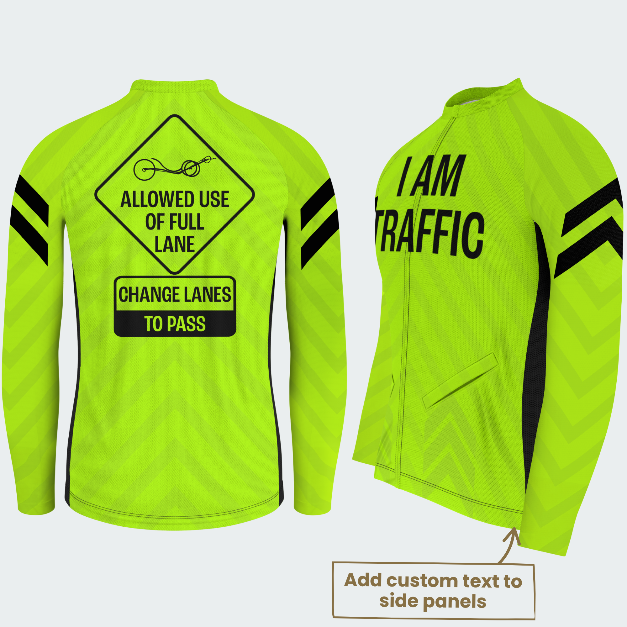 Men's Personalized I Am Traffic Recumbent Cycling Jersey & Kit