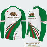Men’s Personalized California Republic Heritage Bear Cycling Jersey & Kit