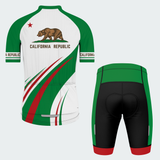 Men’s Personalized California Republic Heritage Bear Cycling Jersey & Kit