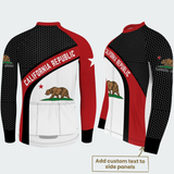 Men’s Personalized California Republic State Cycling Jersey & Kit