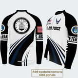 Men’s Personalized U.S. Air Force Proudly Served Cycling Jersey & Kit