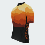 Men's Personalized Mountain Sunset Cycling Jersey & Kit