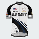 Men’s Personalized U.S. Navy Proudly Served Cycling Jersey & Kit