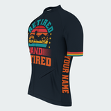 Men’s Personalized Retired & 3 Tired Recumbent Cycling Jersey & Kit