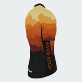 Men's Personalized Mountain Sunset Cycling Jersey & Kit
