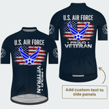 Men’s U.S. Air Force Proud Veteran Cycling Jersey & Kit