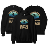 Men's Never Underestimate An Old Guy On A Bicycle Tops