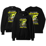 Men's Wheely Cool Cycling Grandpa Tops