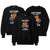 Men's Anything You Can Do I Can Do Slower Funny Cycling Tops