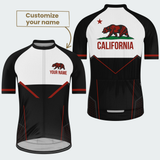 Men’s Personalized California Bear State Cycling Jersey & Kit