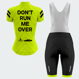 Women's Don't Run Me Over Regular Fit Cycling Jersey