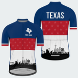Men’s Texas City Skyline Stars Regular Fit Cycling Kit
