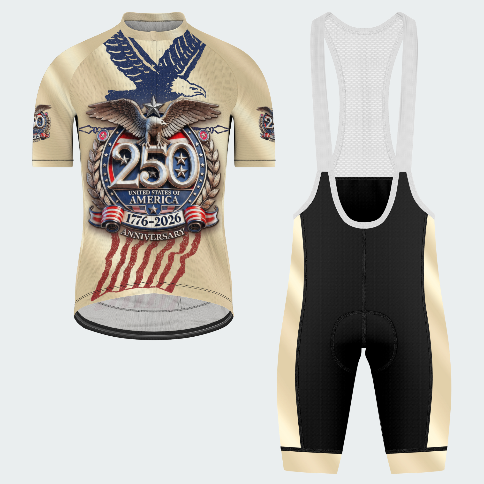 Men’s USA 250th Eagle Cycling Jersey & Kit