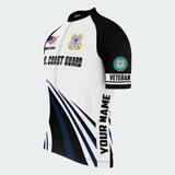 Men’s Personalized U.S. Coast Guard Proudly Served Cycling Jersey & Kit