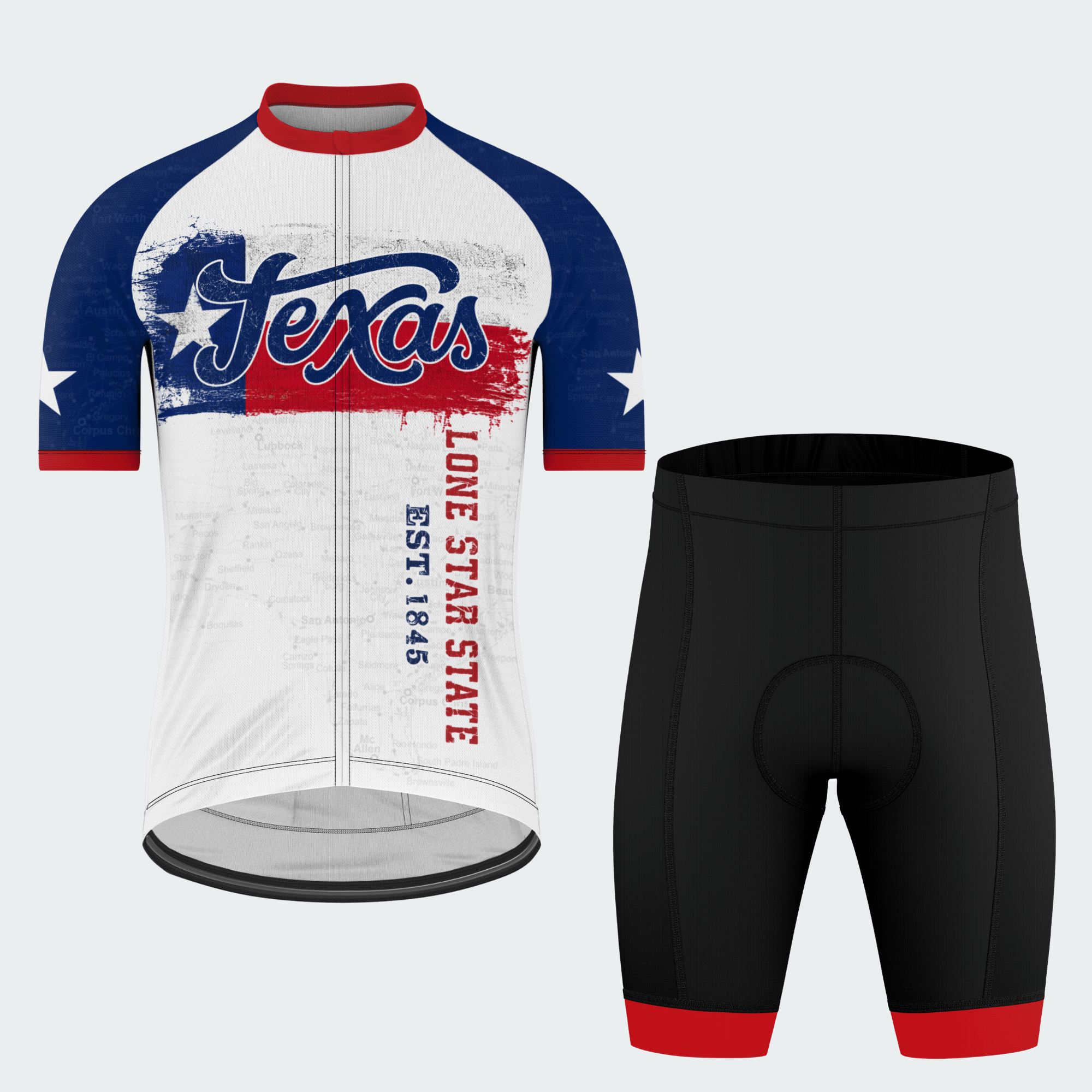 Men’s Personalized Lone Star State Classic Cycling Jersey & Kit