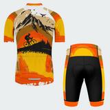 Men's Sunset Peak Regular Fit Cycling Kit