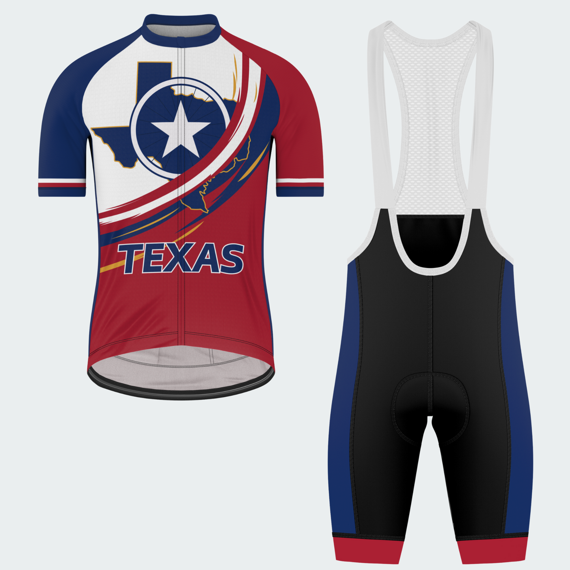 Men’s Texas Lone Star Motion Regular Fit Cycling Kit