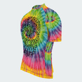 Men's Tie Dye Skull Regular Fit Cycling Kit