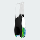 Men's Watercolor Splash Regular Fit Cycling Kit