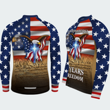 Men’s God Bless America 250 Years of Freedom Cycling Jersey & Kit