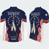 Men’s Descendant of a Patriot Personalized Cycling Jersey & Kit