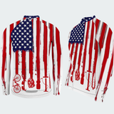 Men's Cycling American Flag Cycling Jersey & Kit