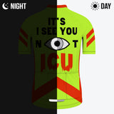 Men's I See You Reflective Iris Regular Fit Cycling Kit