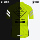 Men's I Am Traffic Reflective Sharrows Regular Fit Cycling Kit