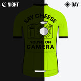 Men's Say Cheese Reflective Camera Lens And Flash Regular Fit Cycling Kit