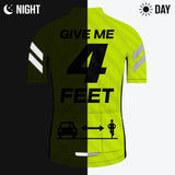 Men's Give Me 4 Feet Reflective Sharrows Regular Fit Cycling Kit