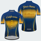 Men’s California Golden Skyline Silhouette Regular Fit Cycling Kit