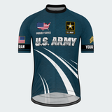 Men’s Personalized U.S. Army Veteran Hexagon Seal Cycling Jersey & Kit