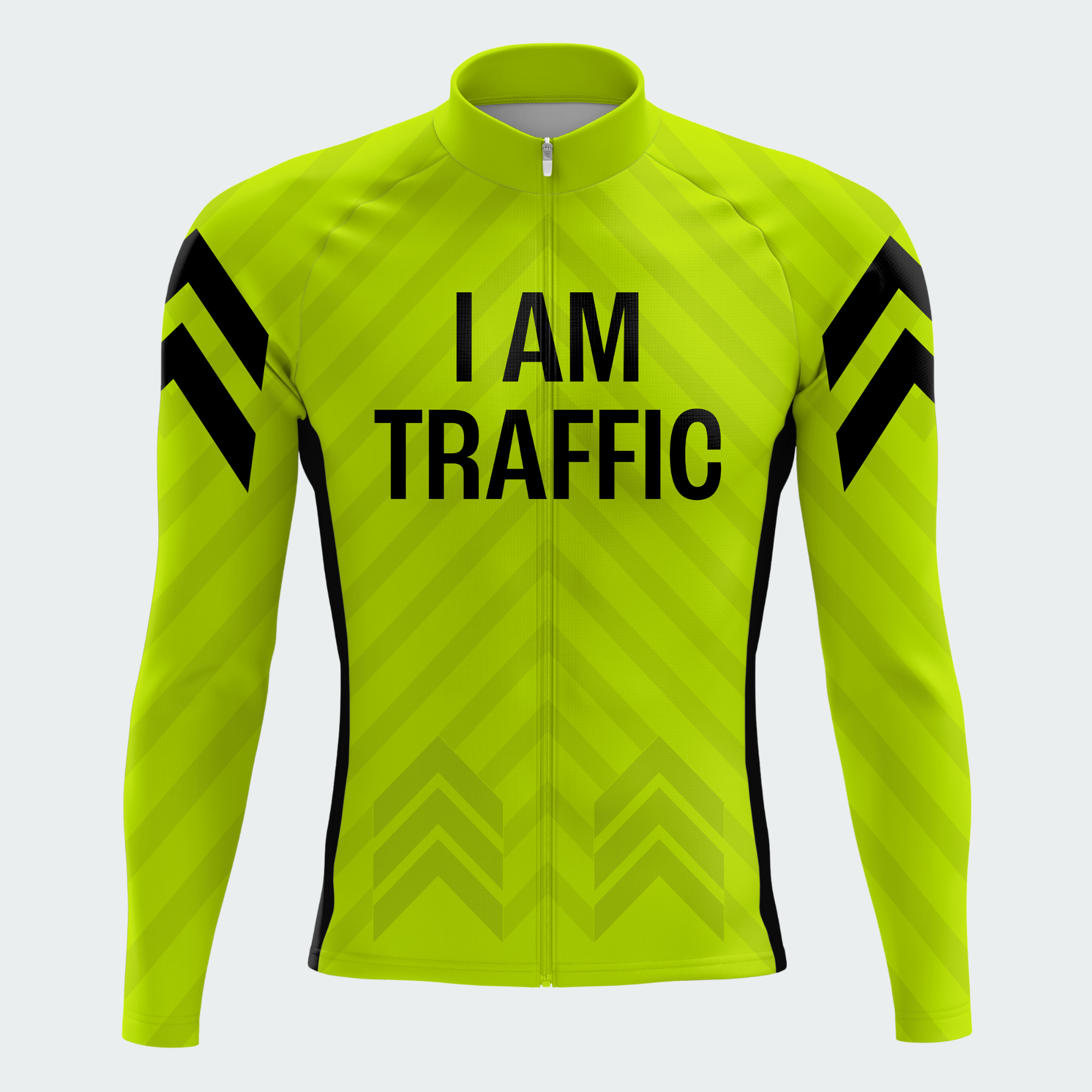 Men's I Am Traffic Traffic Sign Regular Fit Long Sleeves