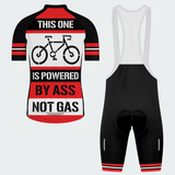 Men's Powered By Ass Not Gas Regular Fit Cycling Kit