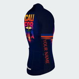 Men’s Personalized California Vaporwave Sunset Cycling Jersey & Kit