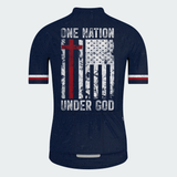 Men’s Personalized In God We Trust American Flag Cycling Jersey & Kit