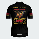 Men’s Personalized Desert Storm Gulf War Veteran Cycling Jersey & Kit