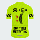 Men's Don't Kill Me Texting Thanks Regular Fit Cycling Kit