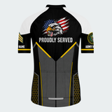 Men’s Personalized U.S. Army Veteran Proudly Served Eagle Cycling Jersey & Kit