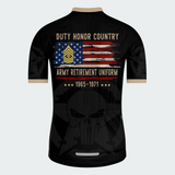 Men’s Personalized U.S. Army Retirement Duty Honor Country Cycling Jersey & Kit